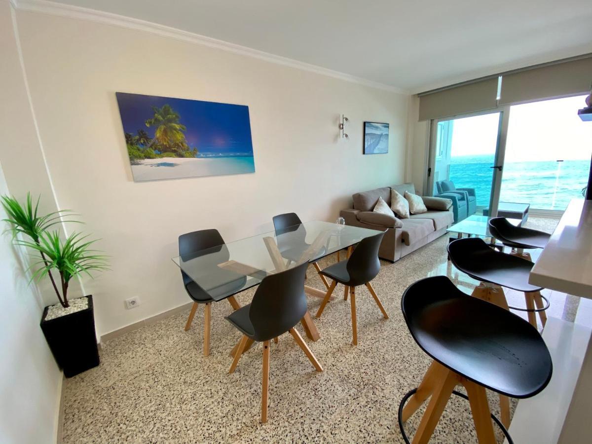 Frente al mar con gran terraza y hermosas vistas Las Palmas de Gran Canaria Exterior foto